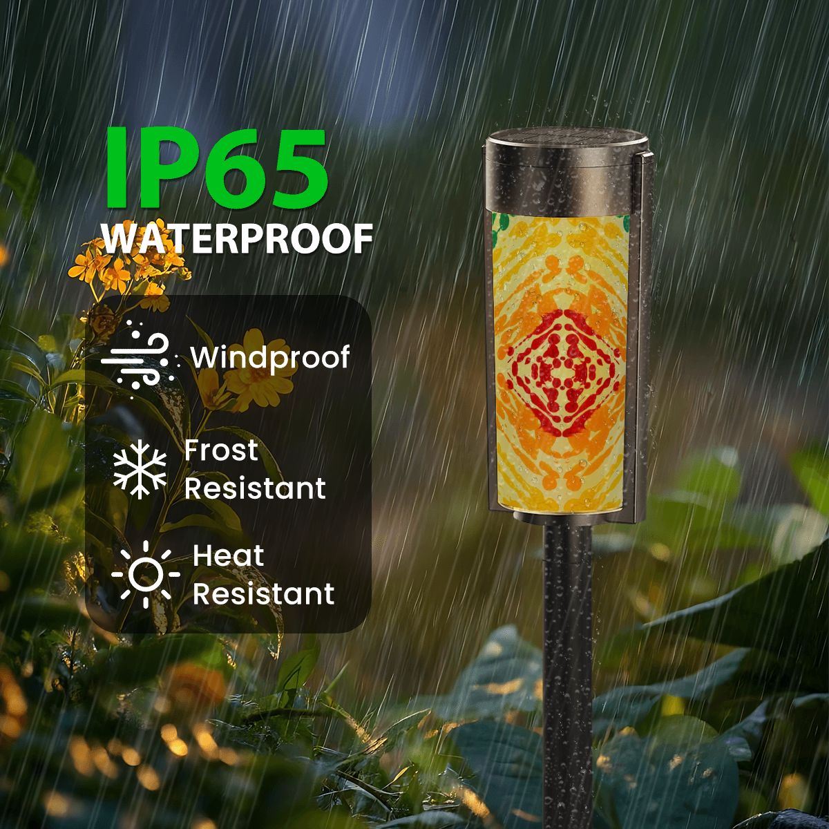 Gavin Scott Adjustable Outdoor Solar Lights (set of 4)