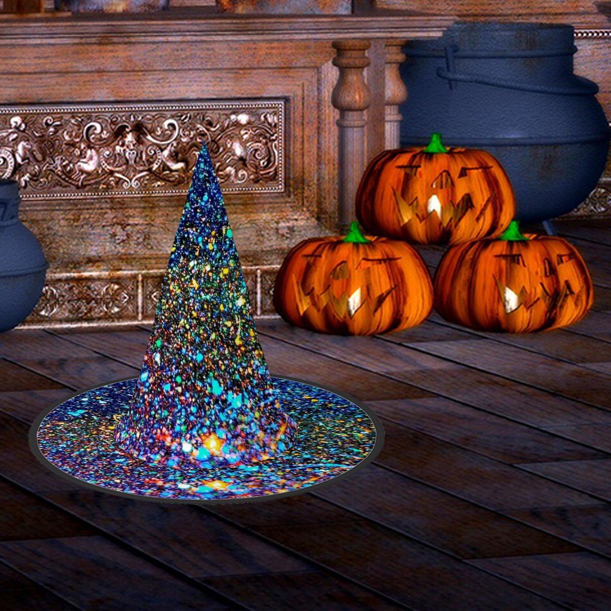 Gavin Scott Witch & Wizard Hat