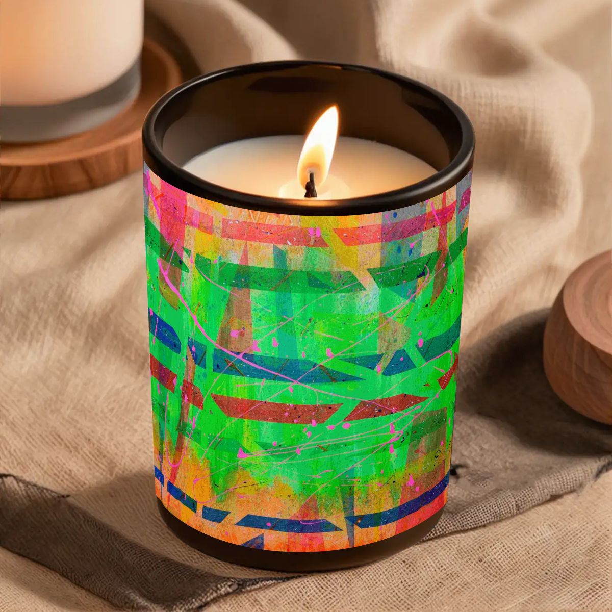 Gavin Scott Scented Black Jar Candle (6oz)