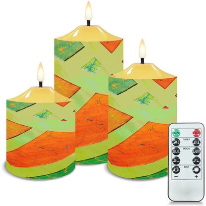 Gavin Scott Flameless Candles w/Remote (Set of 3)
