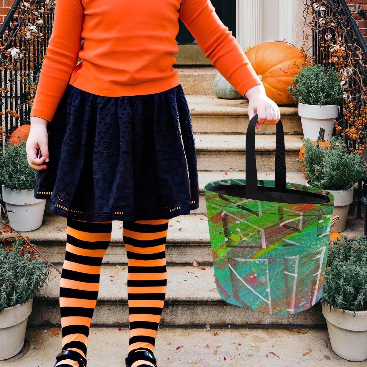 Gavin Scott Reusable Halloween Candy Bucket