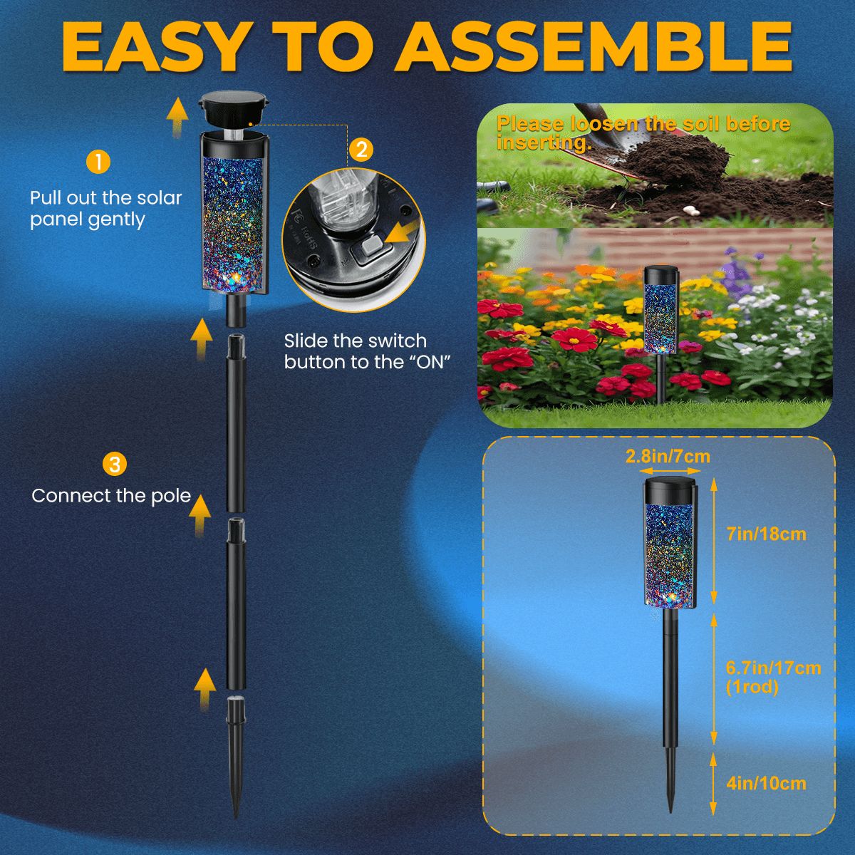 Gavin Scott Adjustable Outdoor Solar Lights (set of 4)