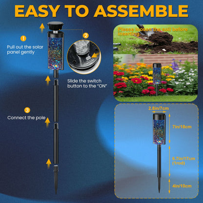 Gavin Scott Adjustable Outdoor Solar Lights (set of 4)