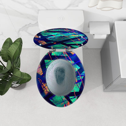 Gavin Scott Round Toilet Seat w/Matching Soft-close Lid (O-Shape)