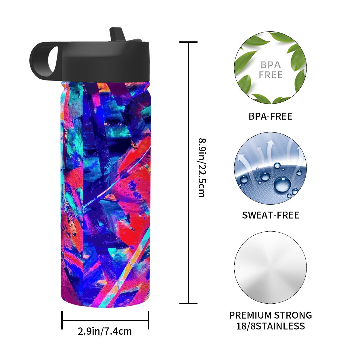 Gavin Scott Stainless Steel Vacuum Insulated Tumbler (18oz)