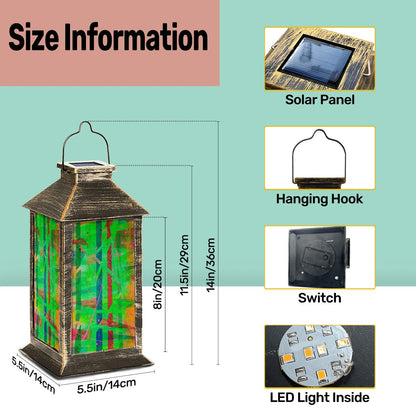 Gavin Scott Solar Powered Indoor/Outdoor Lantern