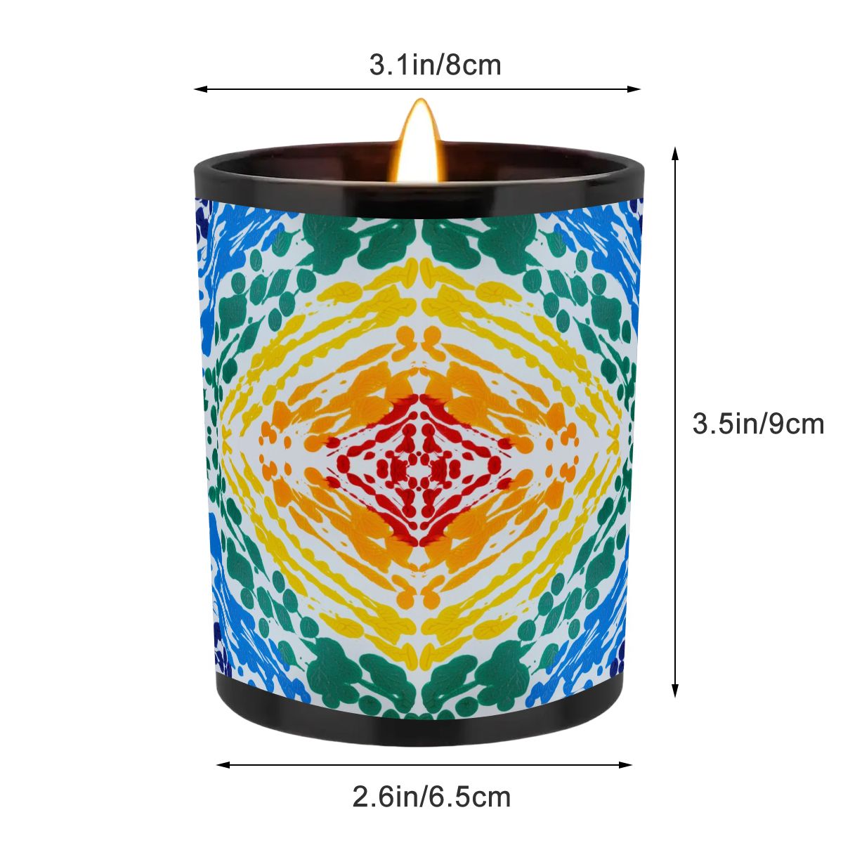 Gavin Scott Scented Black Jar Candle (6oz)