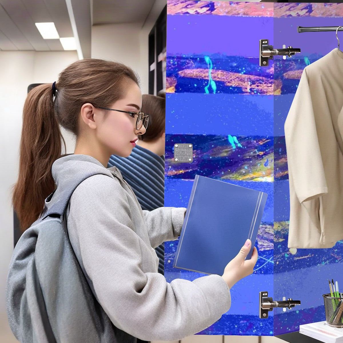 Gavin Scott Magnetic Locker Wallpaper 2 pcs