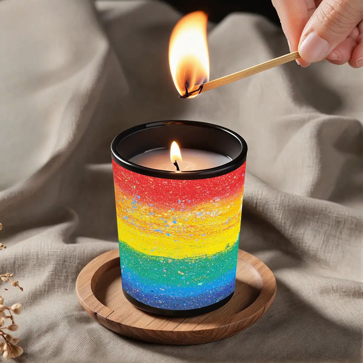 Gavin Scott Scented Black Jar Candle (6oz)