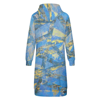 Gavin Scott Extra Long Zip Up Hoodie (Femme S-5XL)