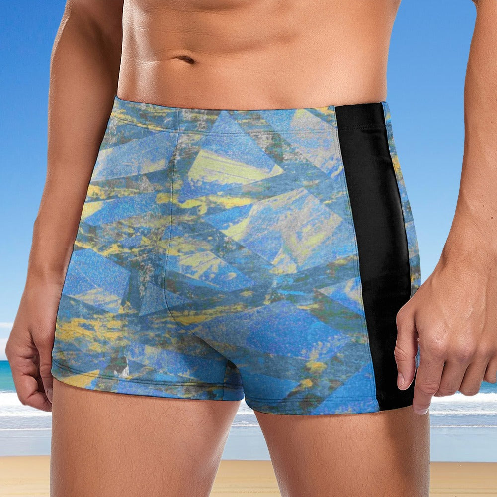 Gavin Scott Square Cut Swimming Trunks (Masc S-3XL)
