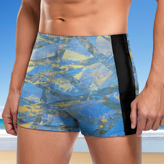 Gavin Scott Square Cut Swimming Trunks (Masc S-3XL)