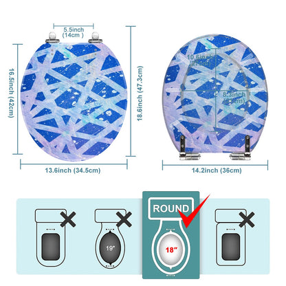 Gavin Scott Universal Toilet Seat w/Matching Soft-close Lid