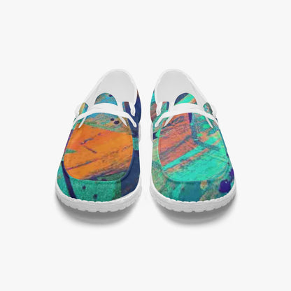Gavin Scott Canvas Lace-up Loafers