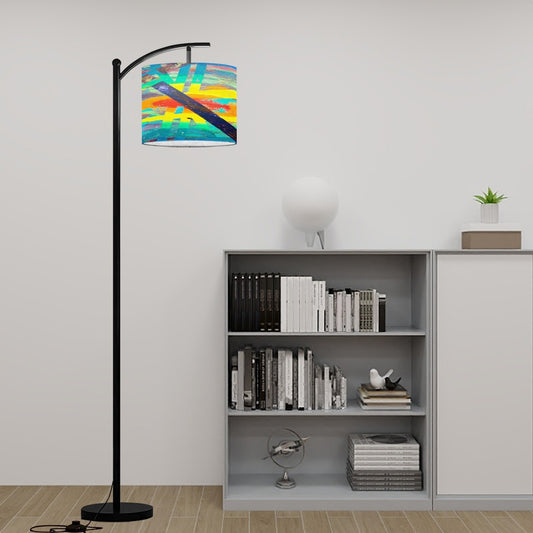 Gavin Scott Arc Floor Lamp w/Remote