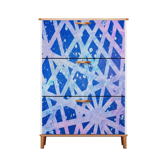 Gavin Scott Wood & Leather Shoe Cabinet