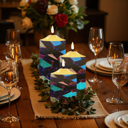 Gavin Scott Flameless Candles w/Remote (Set of 3)