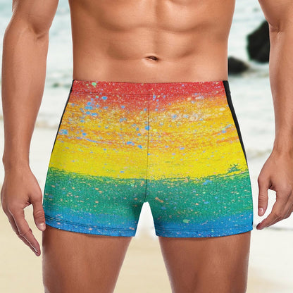 Gavin Scott Square Cut Swimming Trunks (Masc S-3XL)