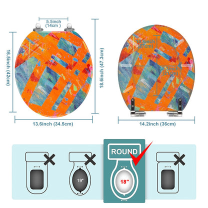 Gavin Scott Universal Toilet Seat w/Matching Soft-close Lid