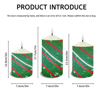 Gavin Scott Flameless Candles w/Remote (Set of 3)