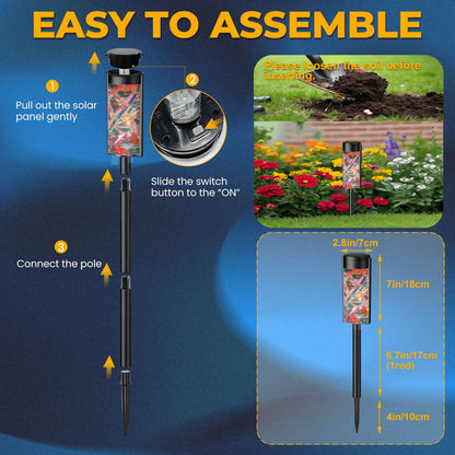 Gavin Scott Adjustable Outdoor Solar Lights (set of 4)