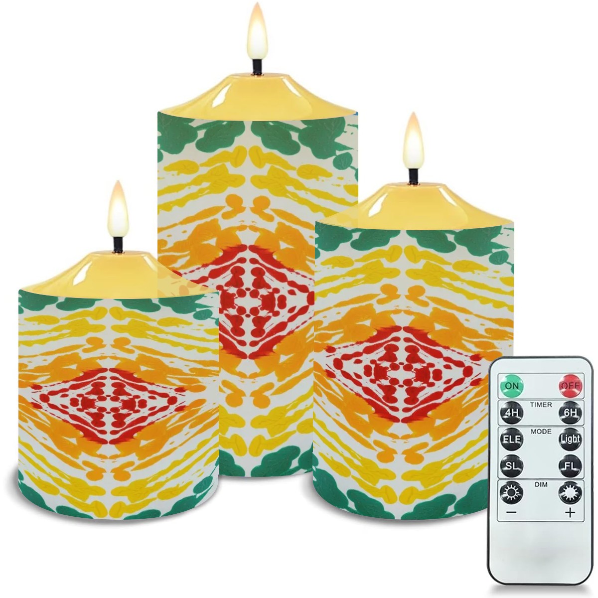 Gavin Scott Flameless Candles w/Remote (Set of 3)