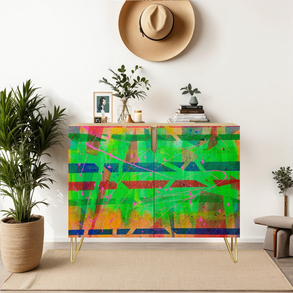 Gavin Scott Wooden Sideboard Cabinet