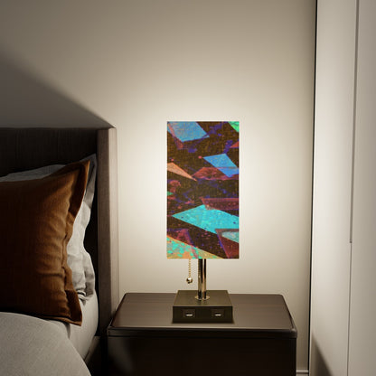 Gavin Scott Square Table Lamp with USB Port