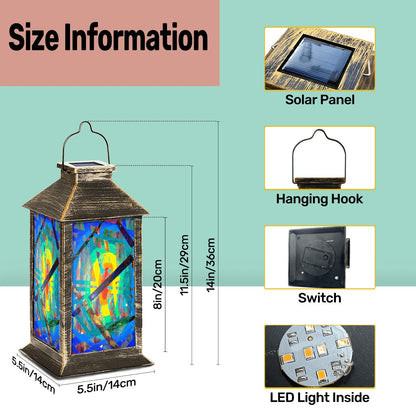 Gavin Scott Solar Powered Indoor/Outdoor Lantern