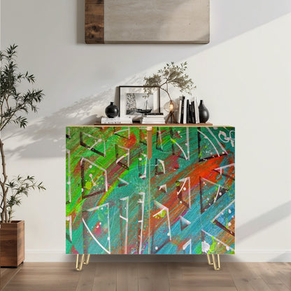 Gavin Scott Wooden Sideboard Cabinet