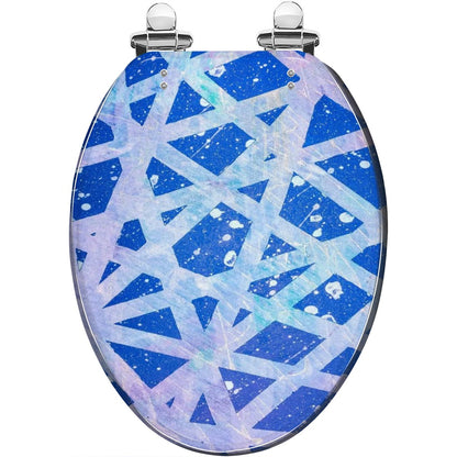 Gavin Scott Elongated Toilet Seat w/Matching Soft-close Lid (V-Shape)