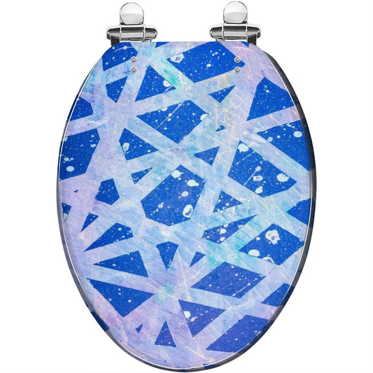 Gavin Scott Elongated Toilet Seat w/Matching Soft-close Lid (V-Shape)