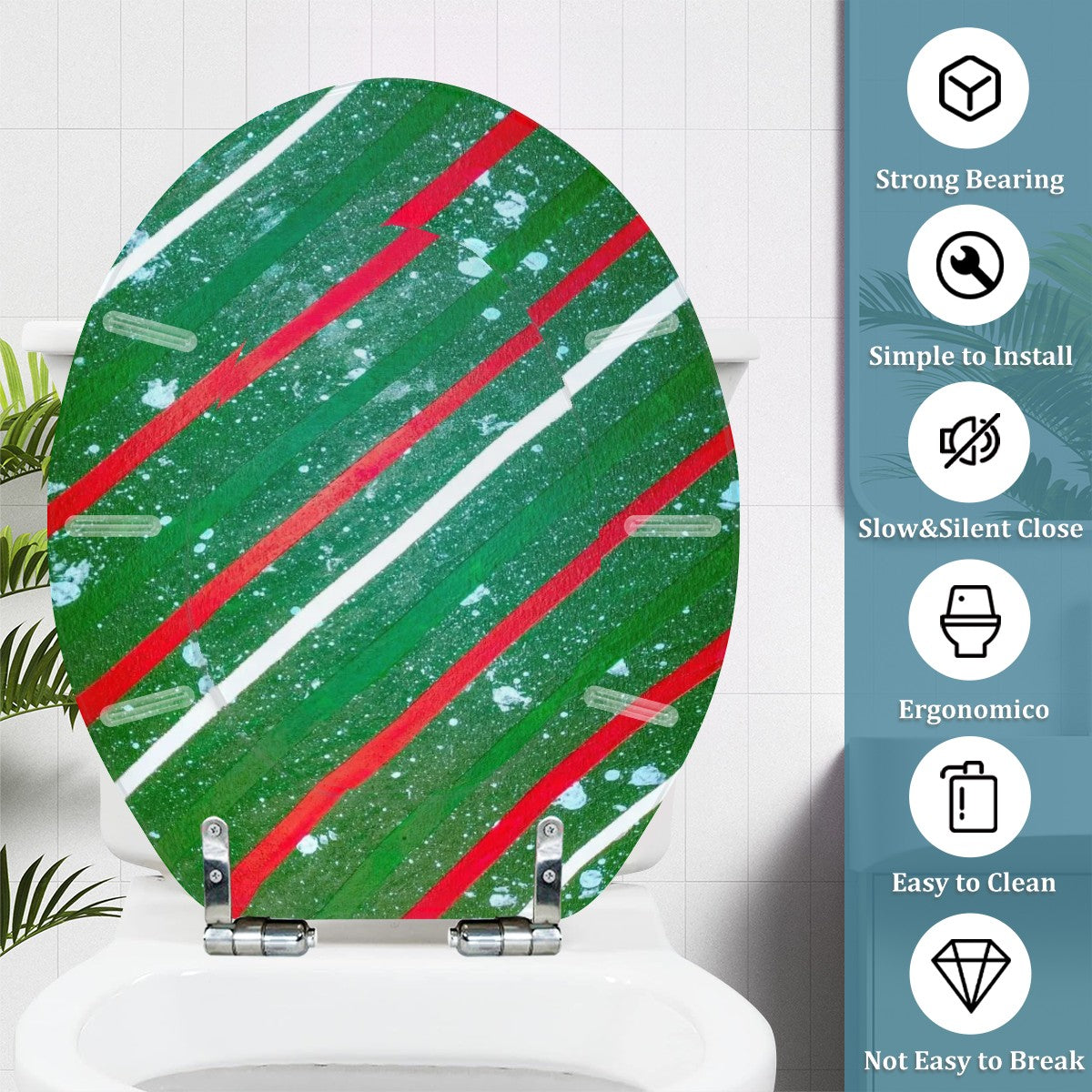 Gavin Scott Universal Toilet Seat w/Matching Soft-close Lid