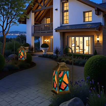 Gavin Scott Solar Powered Indoor/Outdoor Lantern