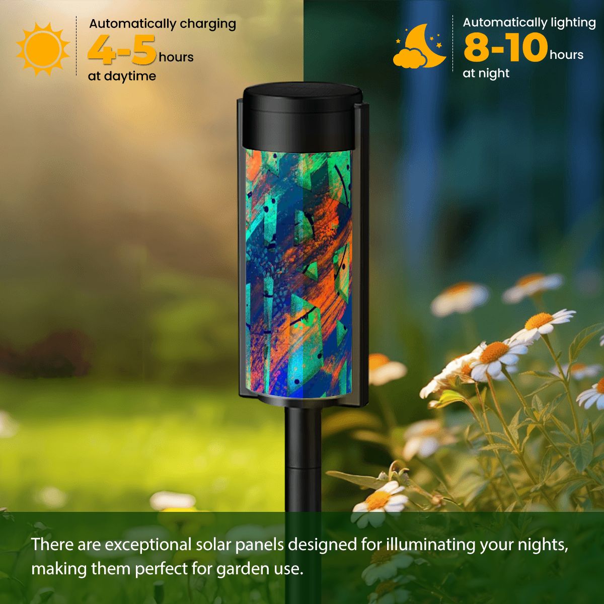 Gavin Scott Adjustable Outdoor Solar Lights (set of 4)