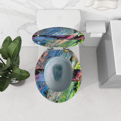 Gavin Scott Round Toilet Seat w/Matching Soft-close Lid (O-Shape)