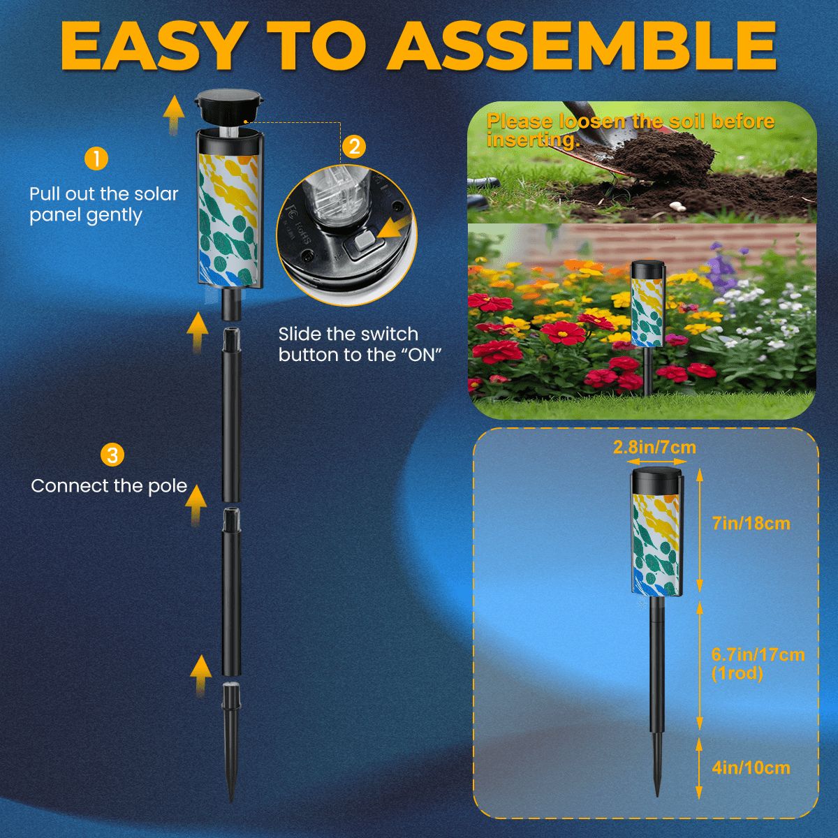 Gavin Scott Adjustable Outdoor Solar Lights (set of 4)