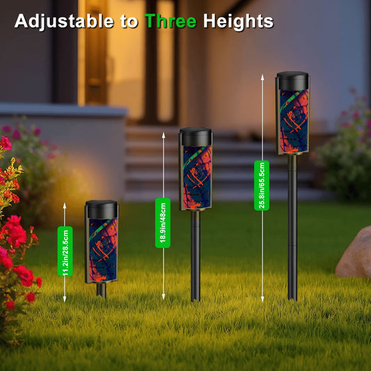 Gavin Scott Adjustable Outdoor Solar Lights (set of 4)