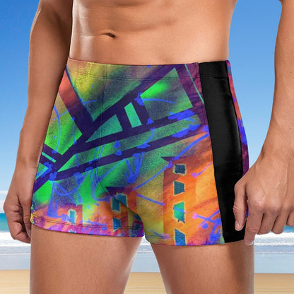 Gavin Scott Square Cut Swimming Trunks (Masc S-3XL)
