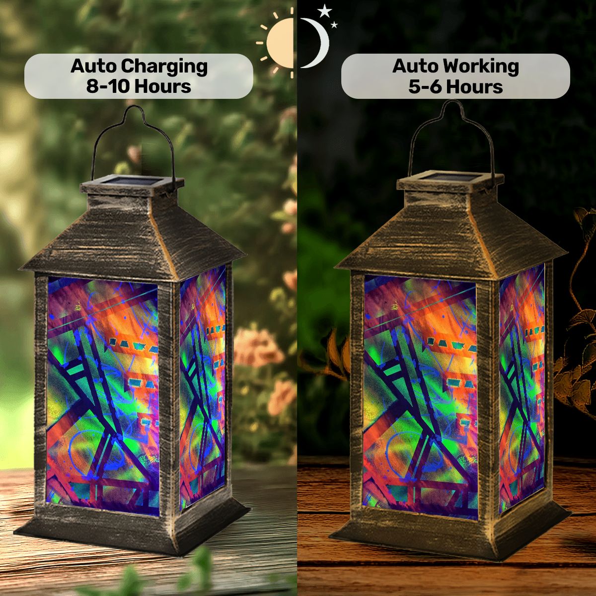 Gavin Scott Solar Powered Indoor/Outdoor Lantern