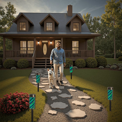 Gavin Scott Adjustable Outdoor Solar Lights (set of 4)