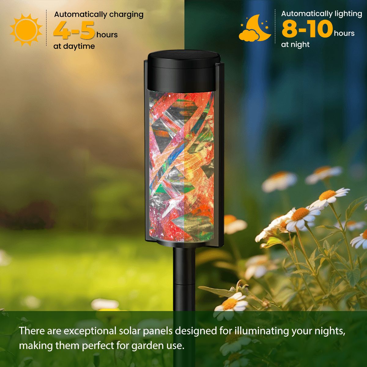 Gavin Scott Adjustable Outdoor Solar Lights (set of 4)
