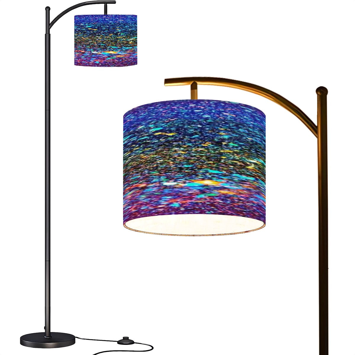 Gavin Scott Arc Floor Lamp w/Remote
