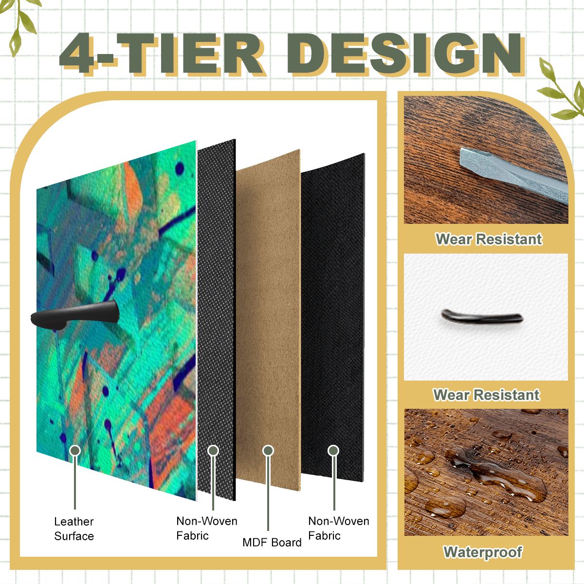 Gavin Scott TV Stand w/5 Drawer Dresser & Charging Station