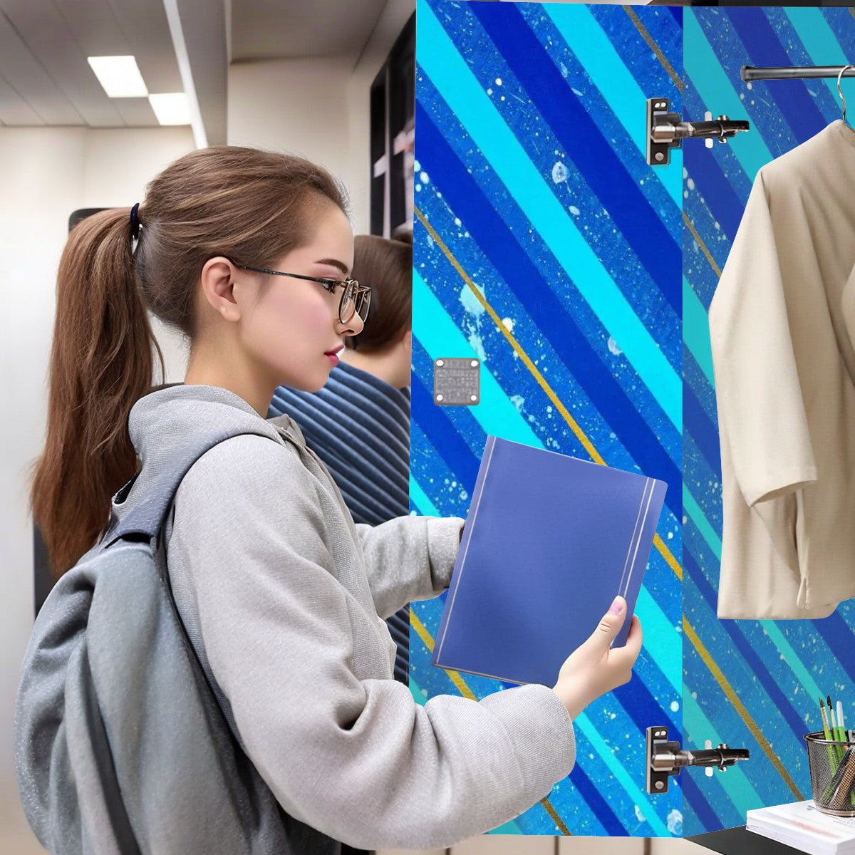 Gavin Scott Magnetic Locker Wallpaper 2 pcs