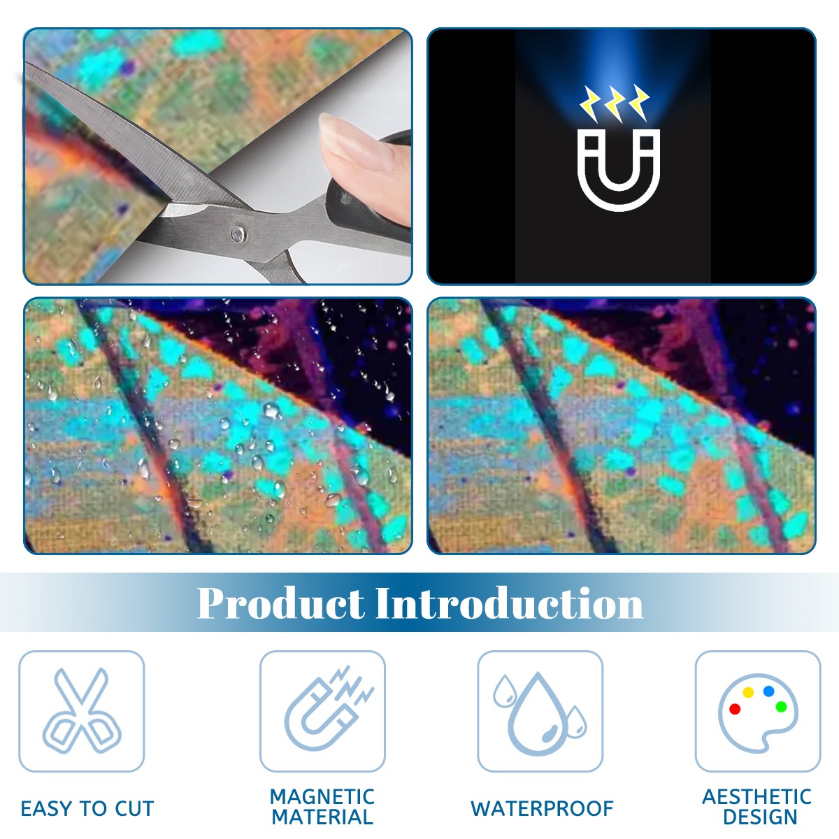 Gavin Scott Magnetic Locker Wallpaper 2 pcs