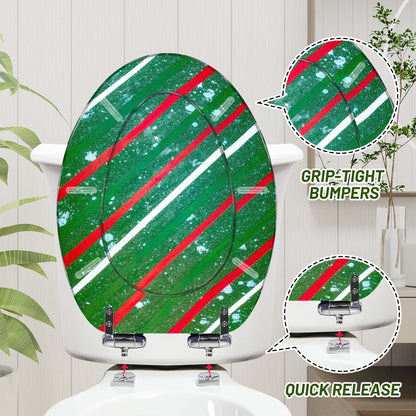 Gavin Scott Elongated Toilet Seat w/Matching Soft-close Lid (V-Shape)