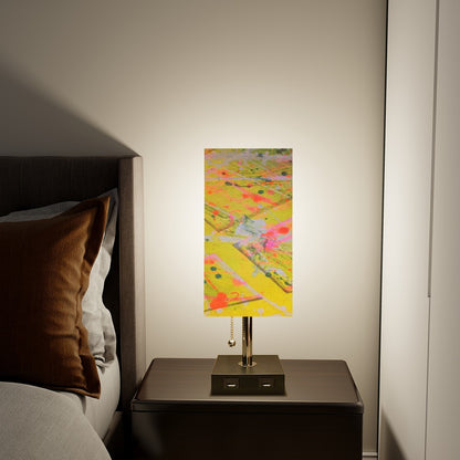 Gavin Scott Square Table Lamp with USB Port