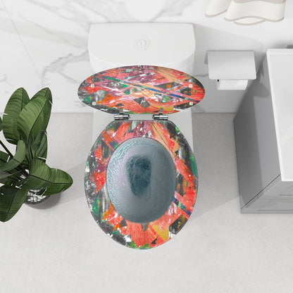 Gavin Scott Round Toilet Seat w/Matching Soft-close Lid (O-Shape)