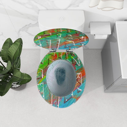 Gavin Scott Round Toilet Seat w/Matching Soft-close Lid (O-Shape)